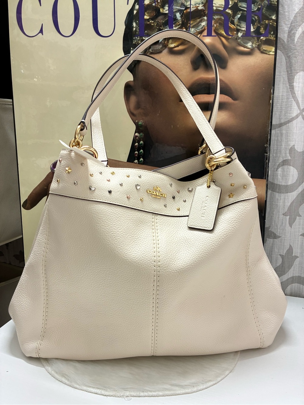 Coach NWT Lexy stardust shoulde bag
